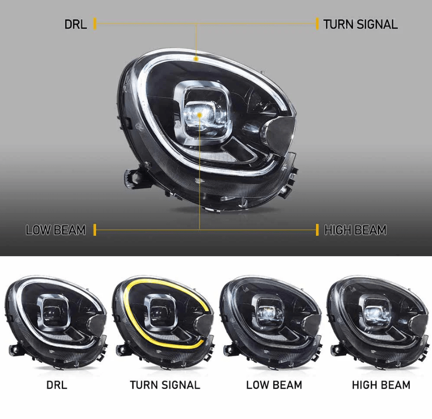 BMW LED Headlights For Mini Countryman R60 2010 - 2016